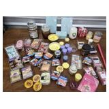 Candles,  Melts, Tarts. Many new