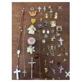 Religious / Jesus / Angels- necklaces, pins, etc