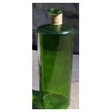 Danish Modern 29" Glass Floor Vase 29" tall 9