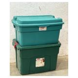 2 Large Storage Tubs