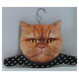 Cat Club Kitty Wood Clothes Coat Hanger 15' wide