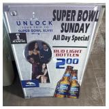 Super Bowl XLVIII Bud Light adv. 34 3/4ï¿½x 23 1/2ï¿½