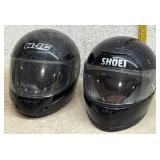 2 Used Helmets