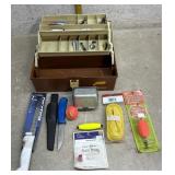 Fishing Tackle Box w/ accessories