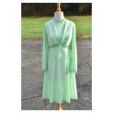 Mint Green Vintage Dress & Jacket size 10 1960