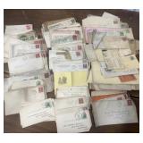 Ephemera- very old envelopes, stamps, letters