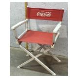 Folding Coca-Cola Coke director chair