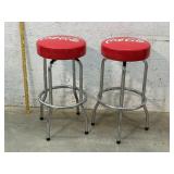 Coke Coca-Cola fountain Stools (2)