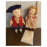 1 pair bicentennial Campbell Kids with original