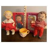 2 pairs Campbell Soup Kids and 1 Campbell Soup
