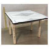 Enamel Top 1 Drawer Kitchen Table 40/45/31- needs