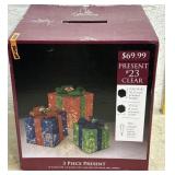 3 Piece Light -up Present Display- pick up in