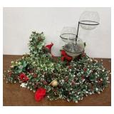 70s plastic Christmas garland, etc