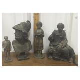 Metal statues, bust *barn find, need cleaning
