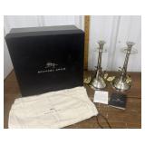 Michael Aram gold orchid candlesticks w/ original