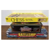 Battleship, Yahtzee, & Chess