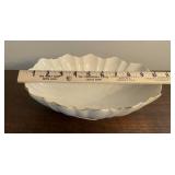 Lenox dish (10ï¿½) ivory porcelain with 24K gold
