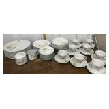 Castlecourt April flowers dishes- plates, bowls,
