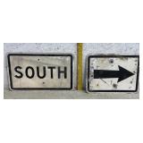 South & Directional Signs (aluminum)