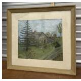 Framed art cabin