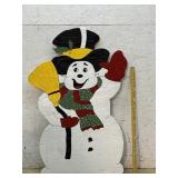 Plywood Frosty the Snowman 4ft - bldg2