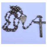 Antique Sterling Silver Rosary