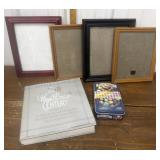 End of consignment- picture frames, marbles,