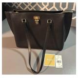 Michael Kors Ruby  Black  LG TZ Tote Leather
