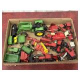 John Deere, Case and international toy tractors