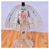 Vintage Cut Glass Boudoir Lamp