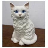 Large ceramic Persian cat figurine