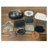 Vintage small purses, wallet, coin pouches *not