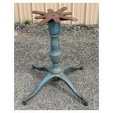Cast Iron Table Base (blue) 30ï¿½