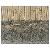Iron Patio Chairs - need seats