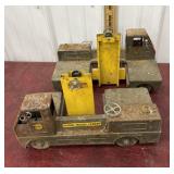 2 NY-Lint military toy missle carriers