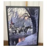 John Paul Strain print, signed & numbered w/