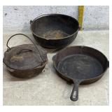 3 Pieces of Cast Iron