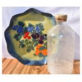 MCM Enamel Painted Metal Tray & Chemung Spring