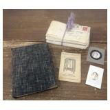 1901 Grammar book, 1920s letters, photographs etc