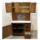 Oak Hoosier - needs some repair 42/24/72