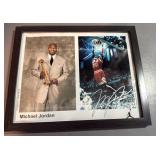 1967 signed Michael Jordan framed photo