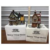 2 Dept. 56 Dickens village series ï¿½Giggleswick