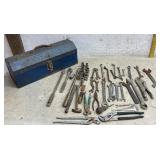 Toolbox w/ open end wrenches & sockets