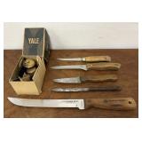 Knives (5) - Regent Sheffield, Chicago Cutlery,