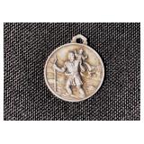 Sterling St Christopher Medal-Pendant