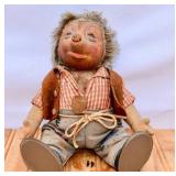 Vintage Steiff Mecki Jointed Hedgehog Doll.