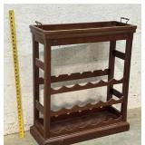 Wine Rack w/tray 28/11/32