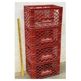 4 Sealtest Milk Crates - large rectangler