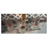 3 Dale Earnhardt beer mugs.