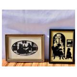 Pair of Silhouette Pictures
